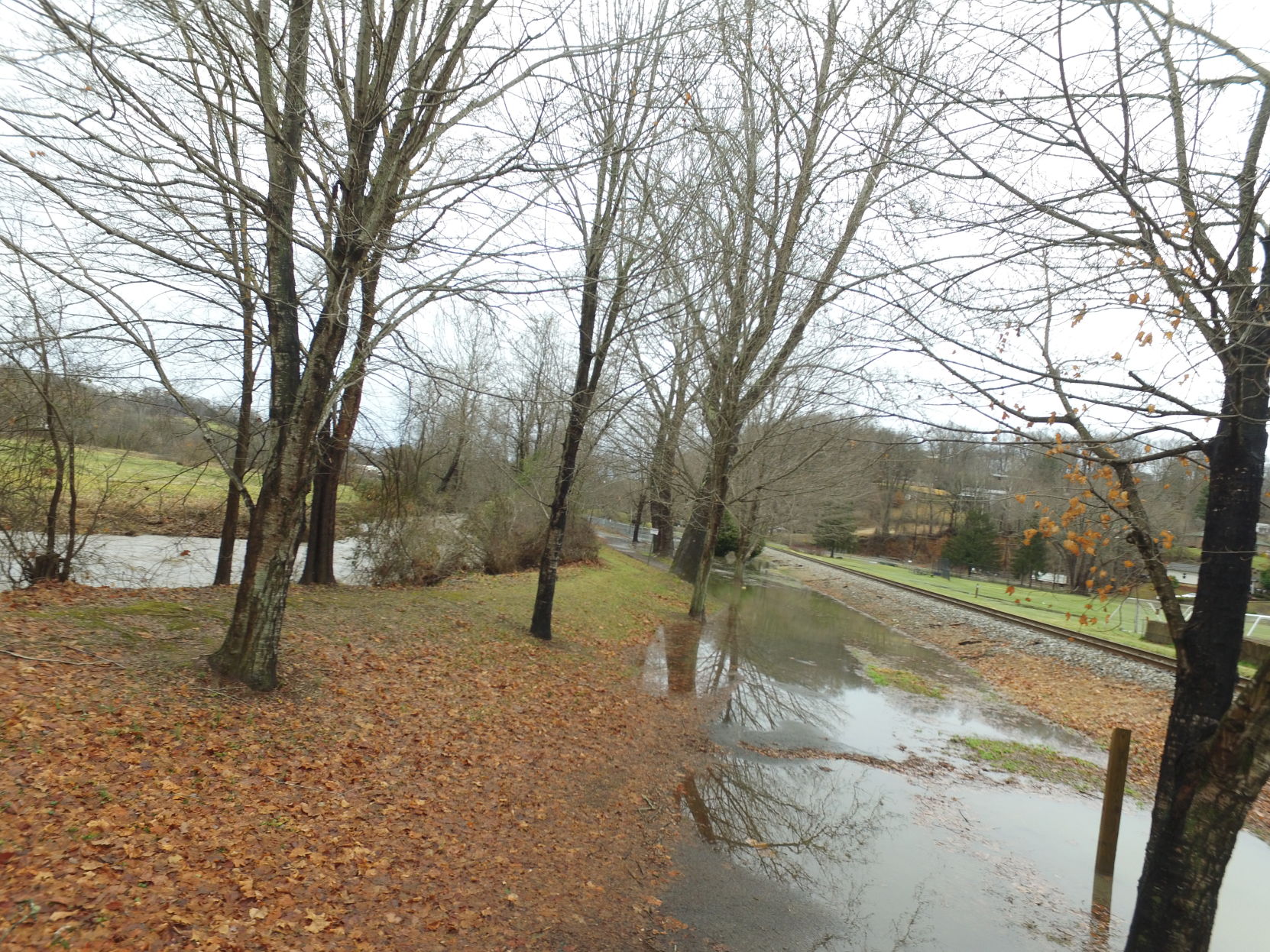 Waynesville Rec park flooding